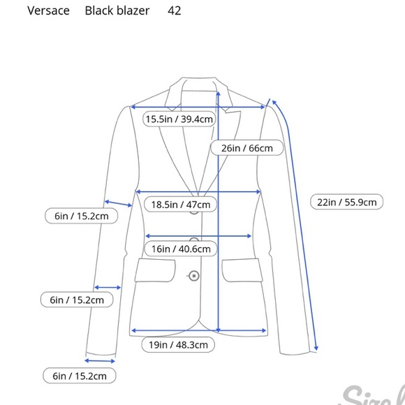 GIANNI VERSACE vintage couture blazer with gold b branded hardware - Picture 11 of 11